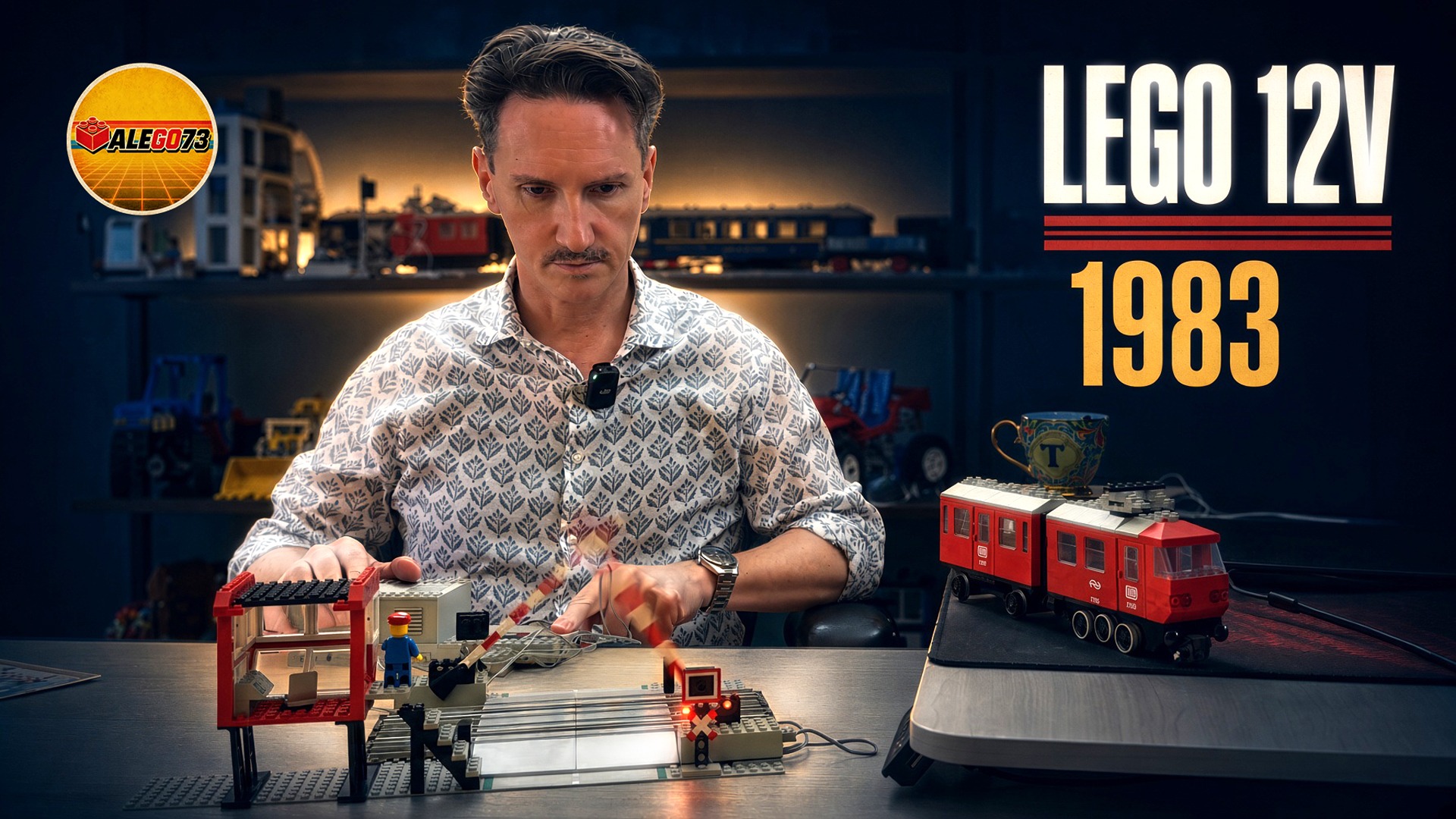 LEGO 7866 Remote Controlled Road Crossing del sistema ferroviario 12V