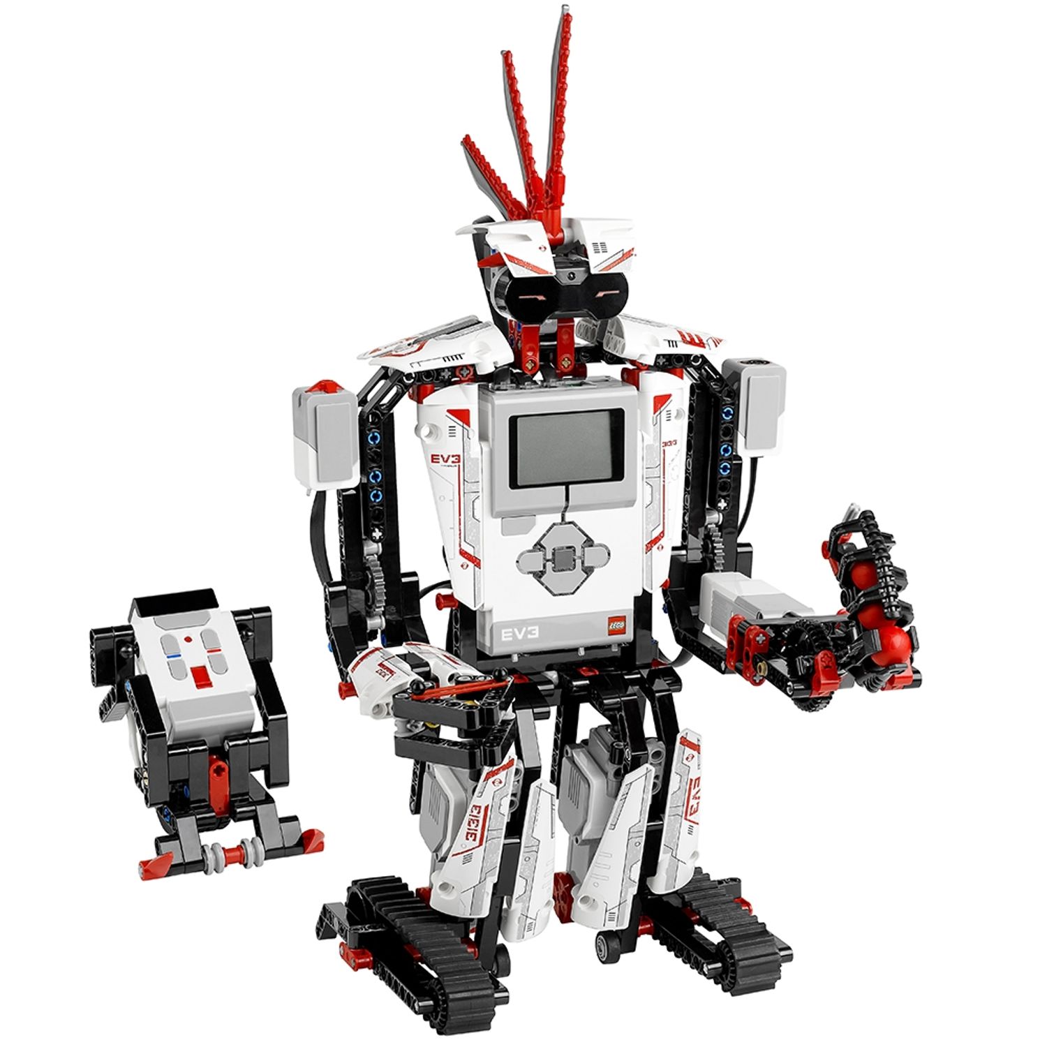 Robot LEGO MINDSTORMS EV3 con unità programmabile, motori e sensori